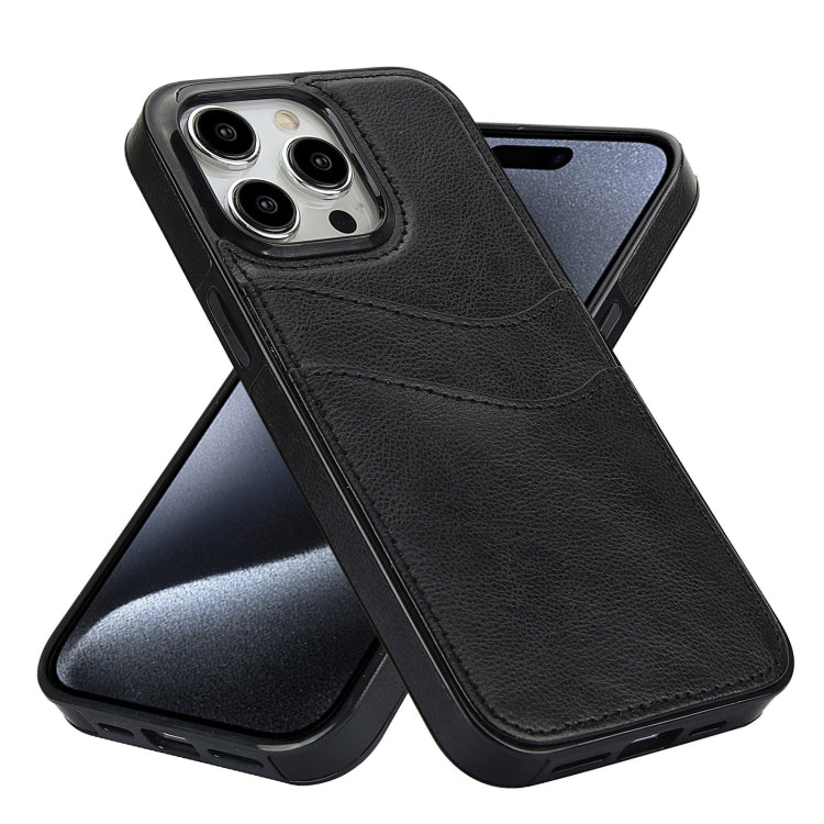 Litchi Leather Skin Card Slots Phone Case, For iPhone 14 Pro Max, For iPhone 13 Pro Max, For iPhone 13 Pro, For iPhone 13