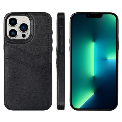Litchi Leather Skin Card Slots Phone Case, For iPhone 14 Pro Max, For iPhone 13 Pro Max, For iPhone 13 Pro, For iPhone 13