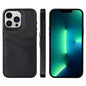 Litchi Leather Skin Card Slots Phone Case, For iPhone 14 Pro Max, For iPhone 13 Pro Max, For iPhone 13 Pro, For iPhone 13