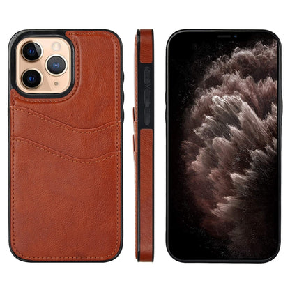 Litchi Leather Skin Card Slots Phone Case, For iPhone 12, For iPhone 12 Pro Max, For iPhone 12 Pro, For iPhone 11 Pro Max