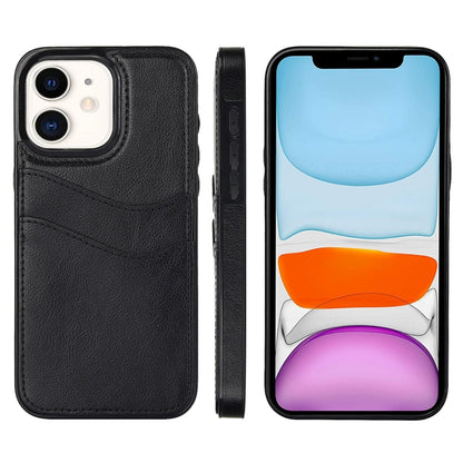 Litchi Leather Skin Card Slots Phone Case, For iPhone 11, For iPhone 11 Pro