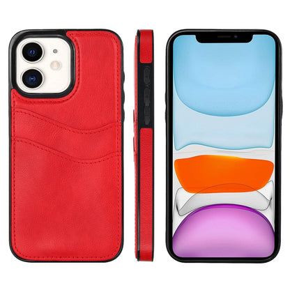 Litchi Leather Skin Card Slots Phone Case, For iPhone 11, For iPhone 11 Pro