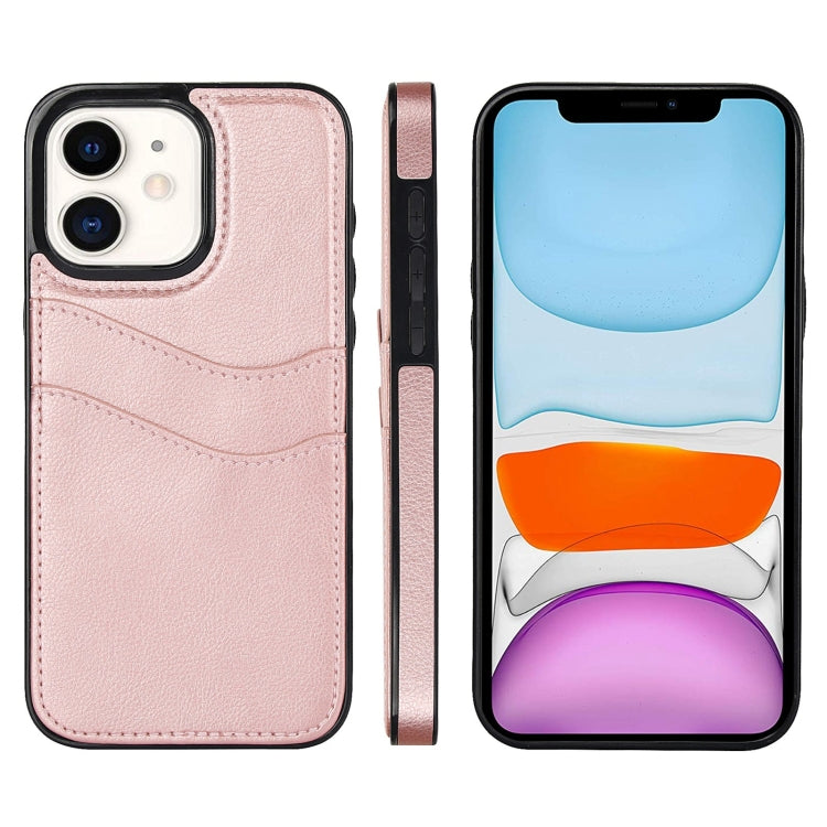 Litchi Leather Skin Card Slots Phone Case, For iPhone 11, For iPhone 11 Pro