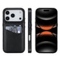 Litchi Leather Skin Card Slots Phone Case, For iPhone 17e / 16e, For iPhone 17 Pro Max, For iPhone 17 Pro, For iPhone 17