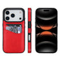 Litchi Leather Skin Card Slots Phone Case, For iPhone 17e / 16e, For iPhone 17 Pro Max, For iPhone 17 Pro, For iPhone 17