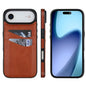 Litchi Leather Skin Card Slots Phone Case, For iPhone 17 Pro Max, For iPhone 17 Pro, For iPhone 17, For iPhone Air
