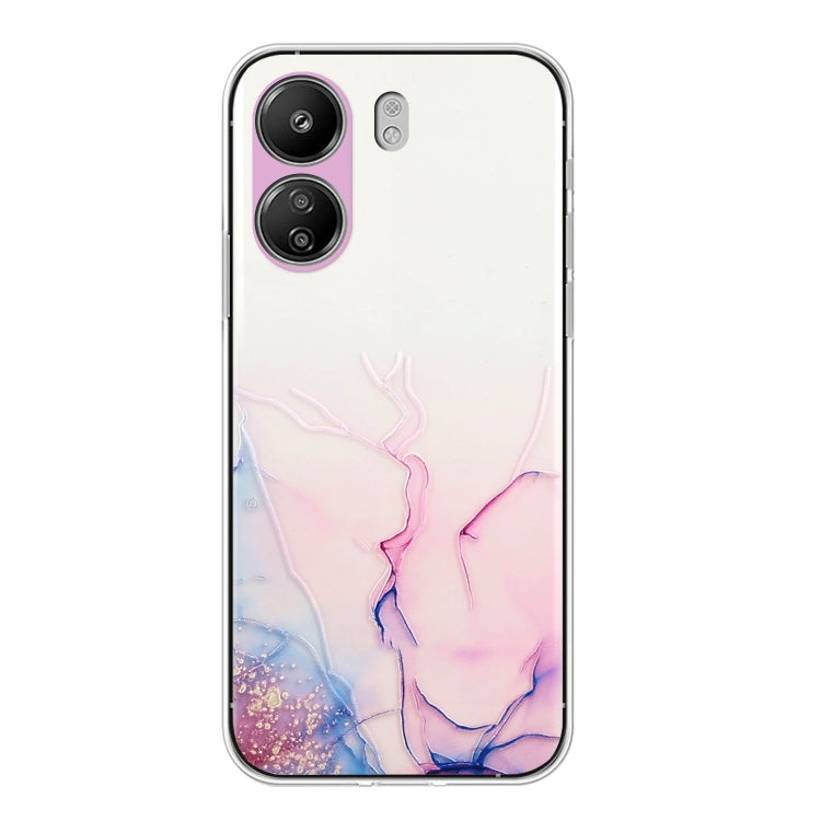 Hollow Marble Pattern TPU Straight Edge Phone Case