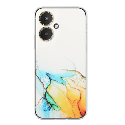 Hollow Marble Pattern TPU Straight Edge Phone Case