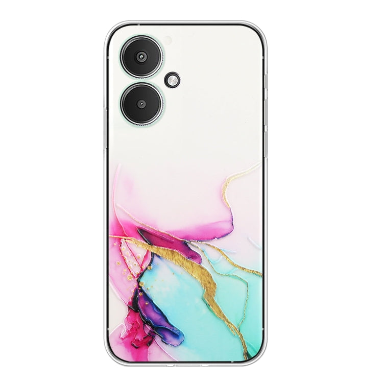 Hollow Marble Pattern TPU Straight Edge Phone Case