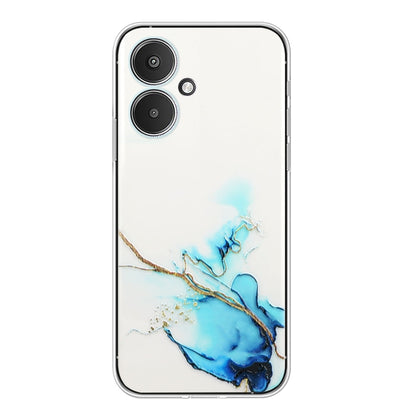 Hollow Marble Pattern TPU Straight Edge Phone Case