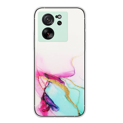 Hollow Marble Pattern TPU Straight Edge Phone Case