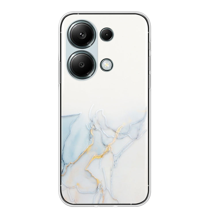 Hollow Marble Pattern TPU Straight Edge Phone Case