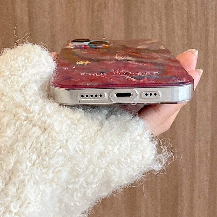 Creative Oil Painting Colorful Dragon TPU Shockproof Phone Case, For iPhone 15 Pro Max, For iPhone 15 Pro, For iPhone 15, For iPhone 14, For iPhone 14 Pro, For iPhone 14 Pro Max, For iPhone 13 Pro Max, For iPhone 13 Pro, For iPhone 13                  ...