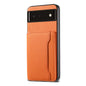 Calf Texture Card Bag Design Full Coverage Phone Case, Series 2