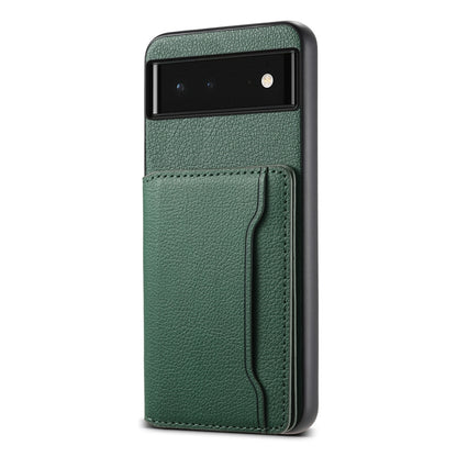 Calf Texture Card Bag Design Full Coverage Phone Case