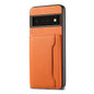 Calf Texture Card Bag Design Full Coverage Phone Case, Series 1