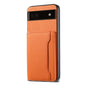 Calf Texture Card Bag Design Full Coverage Phone Case, Series 1