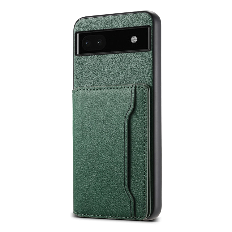 Calf Texture Card Bag Design Full Coverage Phone Case, Series 1