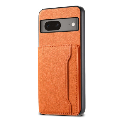 Calf Texture Card Bag Design Full Coverage Phone Case