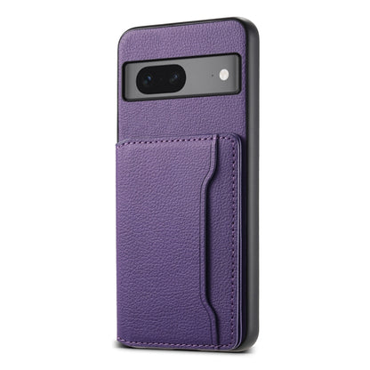 Calf Texture Card Bag Design Full Coverage Phone Case, Series 1