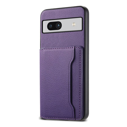 Calf Texture Card Bag Design Full Coverage Phone Case, Series 1