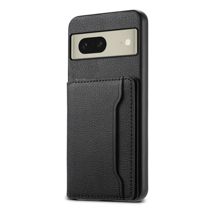 Calf Texture Card Bag Design Full Coverage Phone Case, For Google Pixel 10 Pro XL, For Google Pixel 10 Pro / 10, For Google Pixel 8a, For Google Pixel 8, For Google Pixel 7a, For Google Pixel 7 Pro 5G