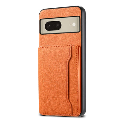 Calf Texture Card Bag Design Full Coverage Phone Case, Series 1