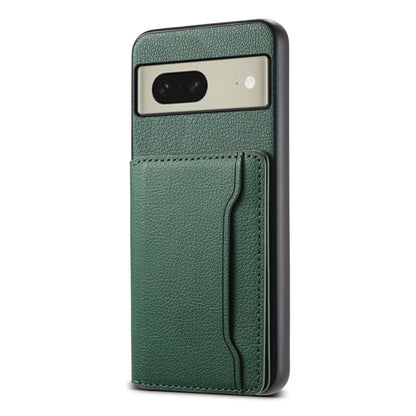 Calf Texture Card Bag Design Full Coverage Phone Case, For Google Pixel 10 Pro XL, For Google Pixel 10 Pro / 10, For Google Pixel 8a, For Google Pixel 8, For Google Pixel 7a, For Google Pixel 7 Pro 5G