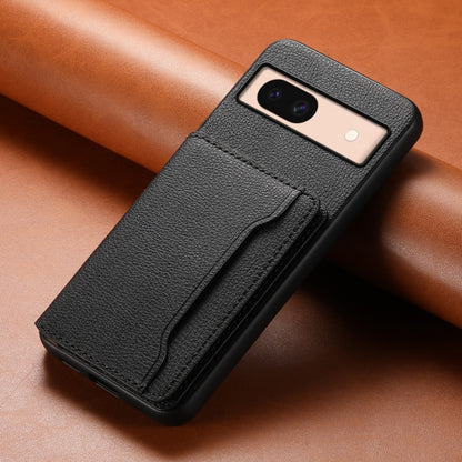 Calf Texture Card Bag Design Full Coverage Phone Case, Series 1