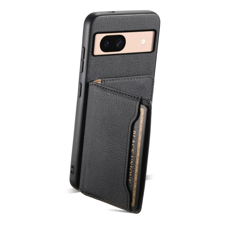 Calf Texture Card Bag Design Full Coverage Phone Case, Series 1