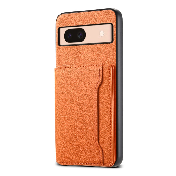 Calf Texture Card Bag Design Full Coverage Phone Case, Series 1