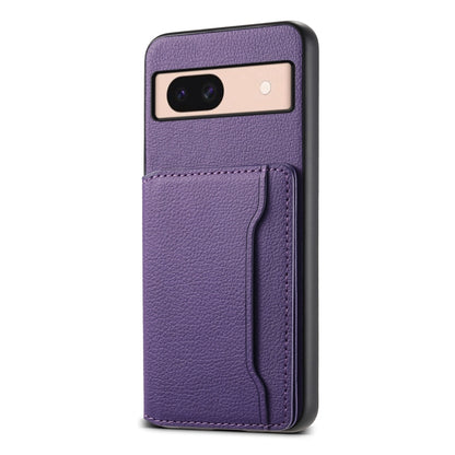 Calf Texture Card Bag Design Full Coverage Phone Case, For Google Pixel 10 Pro XL, For Google Pixel 10 Pro / 10, For Google Pixel 8a, For Google Pixel 8, For Google Pixel 7a, For Google Pixel 7 Pro 5G