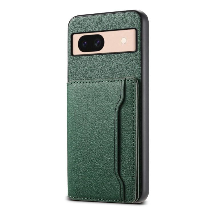 Calf Texture Card Bag Design Full Coverage Phone Case, For Google Pixel 10 Pro XL, For Google Pixel 10 Pro / 10, For Google Pixel 8a, For Google Pixel 8, For Google Pixel 7a, For Google Pixel 7 Pro 5G