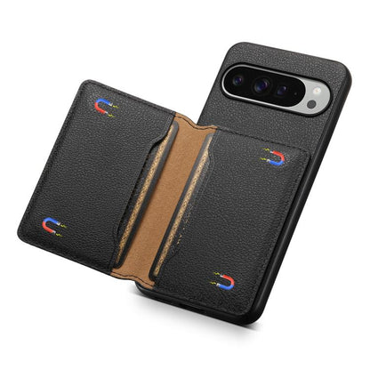 Calf Texture Card Bag Design Full Coverage Phone Case, For Google Pixel 10 Pro XL, For Google Pixel 10 Pro / 10, For Google Pixel 8a, For Google Pixel 8, For Google Pixel 7a, For Google Pixel 7 Pro 5G