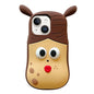 3D Fun Braid Girl Silicone Phone Case, For iPhone 15 Pro Max, For iPhone 15 Pro, For iPhone 15, For iPhone 14, For iPhone 14 Pro, For iPhone 14 Pro Max, For iPhone 13 Pro Max, For iPhone 13 Pro, For iPhone 13, For iPhone 12, For iPhone 12 Pro