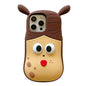3D Fun Braid Girl Silicone Phone Case, For iPhone 15 Pro Max, For iPhone 15 Pro, For iPhone 15, For iPhone 14, For iPhone 14 Pro, For iPhone 14 Pro Max, For iPhone 13 Pro Max, For iPhone 13 Pro, For iPhone 13, For iPhone 12, For iPhone 12 Pro