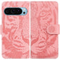 Tiger Embossing Pattern Flip Leather Phone Case, For Google Pixel 10a, For Google Pixel 9a, For Google Pixel 9 Pro 5G, For Google Pixel 9