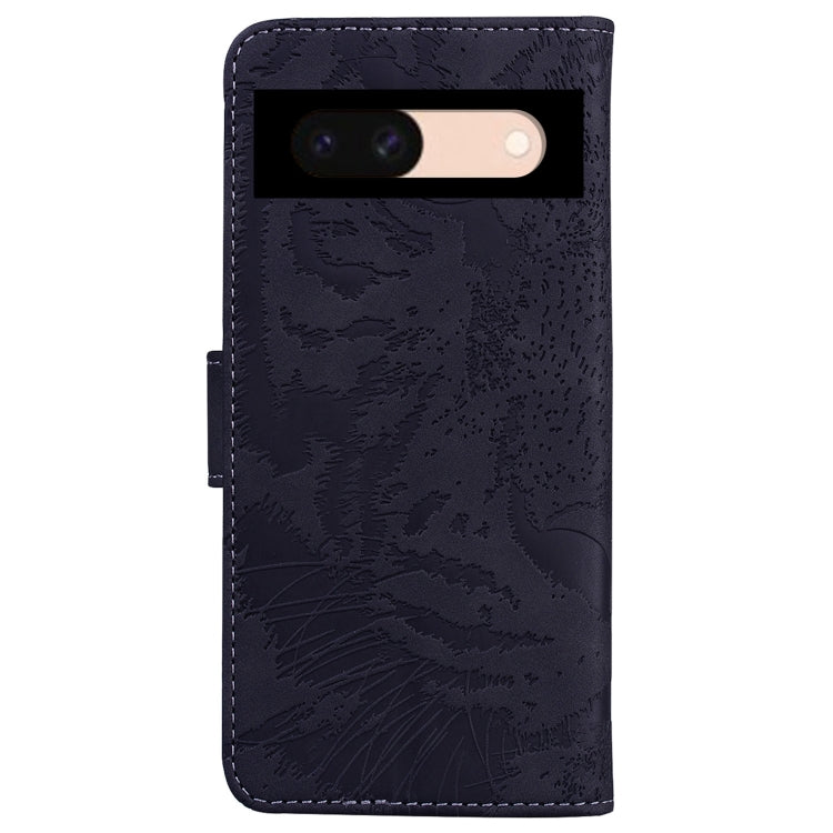 Tiger Embossing Pattern Flip Leather Phone Case, For Google Pixel 8a