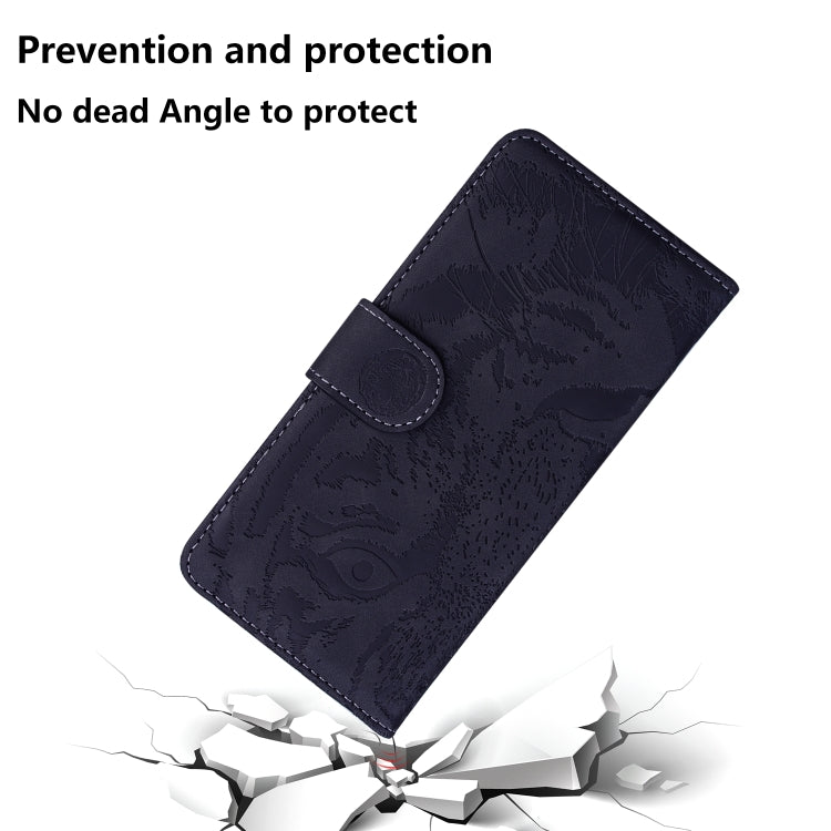 Tiger Embossing Pattern Flip Leather Phone Case, For Google Pixel 8a