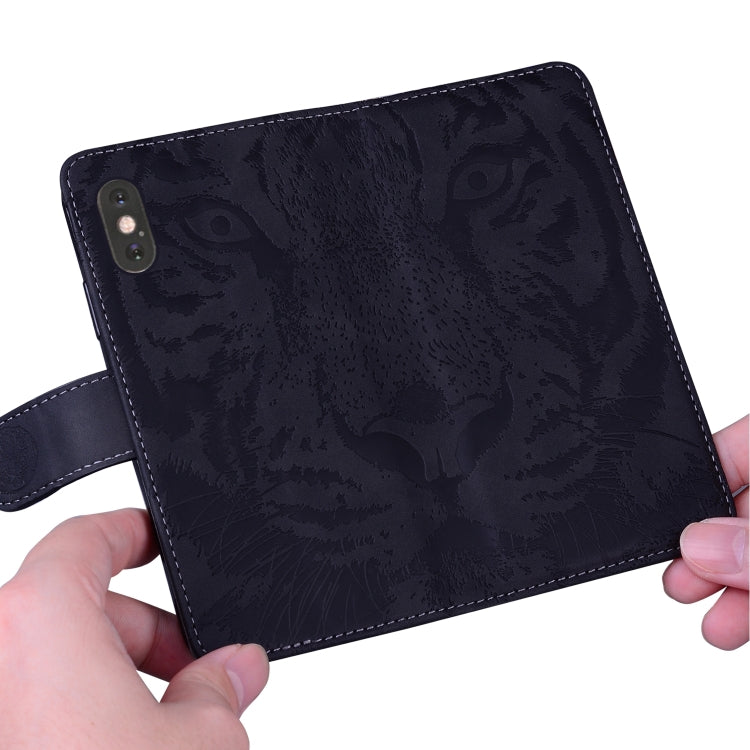 Tiger Embossing Pattern Flip Leather Phone Case, For Google Pixel 8a