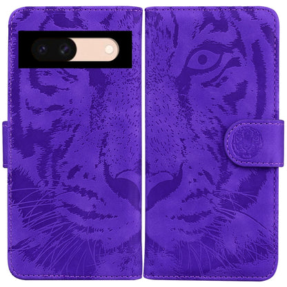 Tiger Embossing Pattern Flip Leather Phone Case