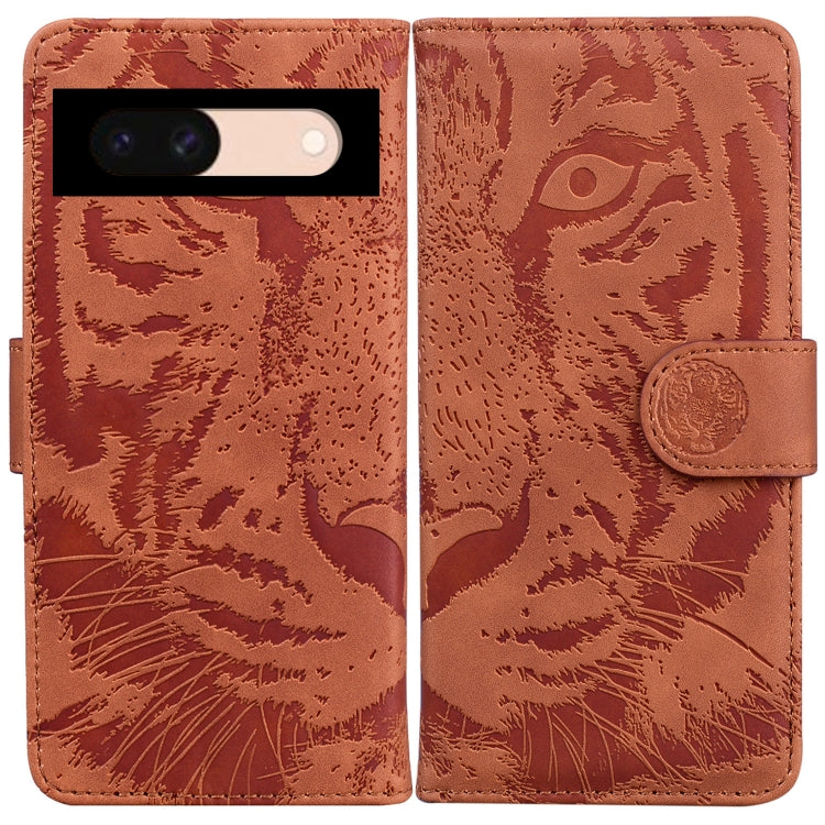 Tiger Embossing Pattern Flip Leather Phone Case