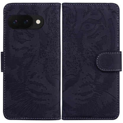 Tiger Embossing Pattern Flip Leather Phone Case, For Google Pixel 10a, For Google Pixel 9a, For Google Pixel 9 Pro 5G, For Google Pixel 9