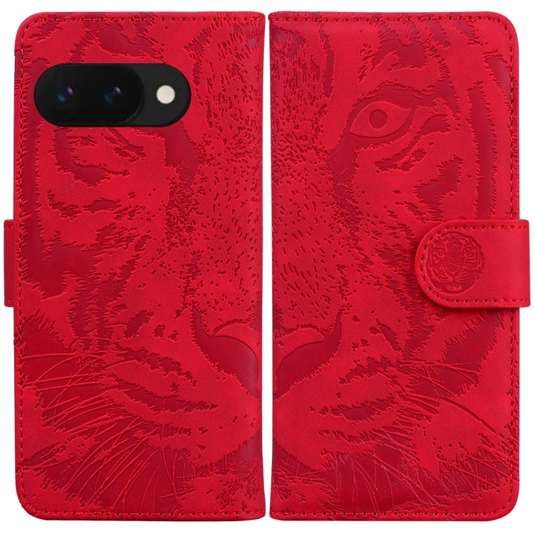 Tiger Embossing Pattern Flip Leather Phone Case, For Google Pixel 10a, For Google Pixel 9a, For Google Pixel 9 Pro 5G, For Google Pixel 9
