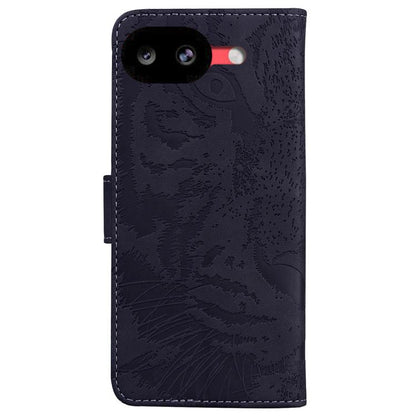Tiger Embossing Pattern Flip Leather Phone Case, For Google Pixel 10a, For Google Pixel 9a, For Google Pixel 9 Pro 5G, For Google Pixel 9