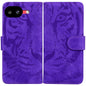 Tiger Embossing Pattern Flip Leather Phone Case, For Google Pixel 10a, For Google Pixel 9a, For Google Pixel 9 Pro 5G, For Google Pixel 9