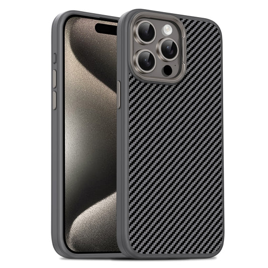 Carbon Fiber Textured Oil Spray PC + TPU Phone Case, For iPhone 15 Pro Max, For iPhone 15 Pro, For iPhone 15 Plus, For iPhone 15, For iPhone 14 Plus, For iPhone 14, For iPhone 14 Pro, For iPhone 14 Pro Max, For iPhone 13 Pro Max, For iPhone 13 Pro