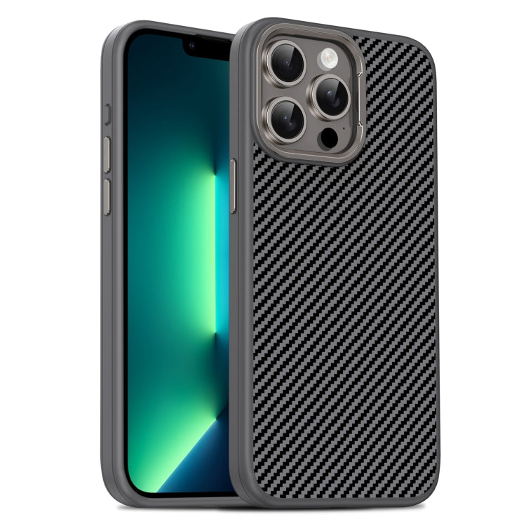 Carbon Fiber Textured Oil Spray PC + TPU Phone Case, For iPhone 15 Pro Max, For iPhone 15 Pro, For iPhone 15 Plus, For iPhone 15, For iPhone 14 Plus, For iPhone 14, For iPhone 14 Pro, For iPhone 14 Pro Max, For iPhone 13 Pro Max, For iPhone 13 Pro�����...