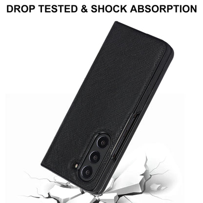 Cross Pattern Foldable Phone Case