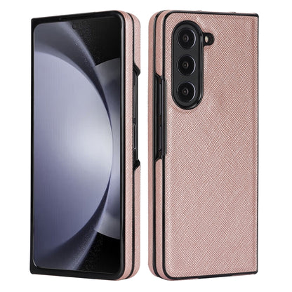 Cross Pattern Foldable Phone Case, For Samsung Galaxy Z Flip6 / Flip7 FE, For Samsung Galaxy Z Fold5 5G, For Samsung Galaxy Z Flip5 5G, For Samsung Galaxy Z Fold4